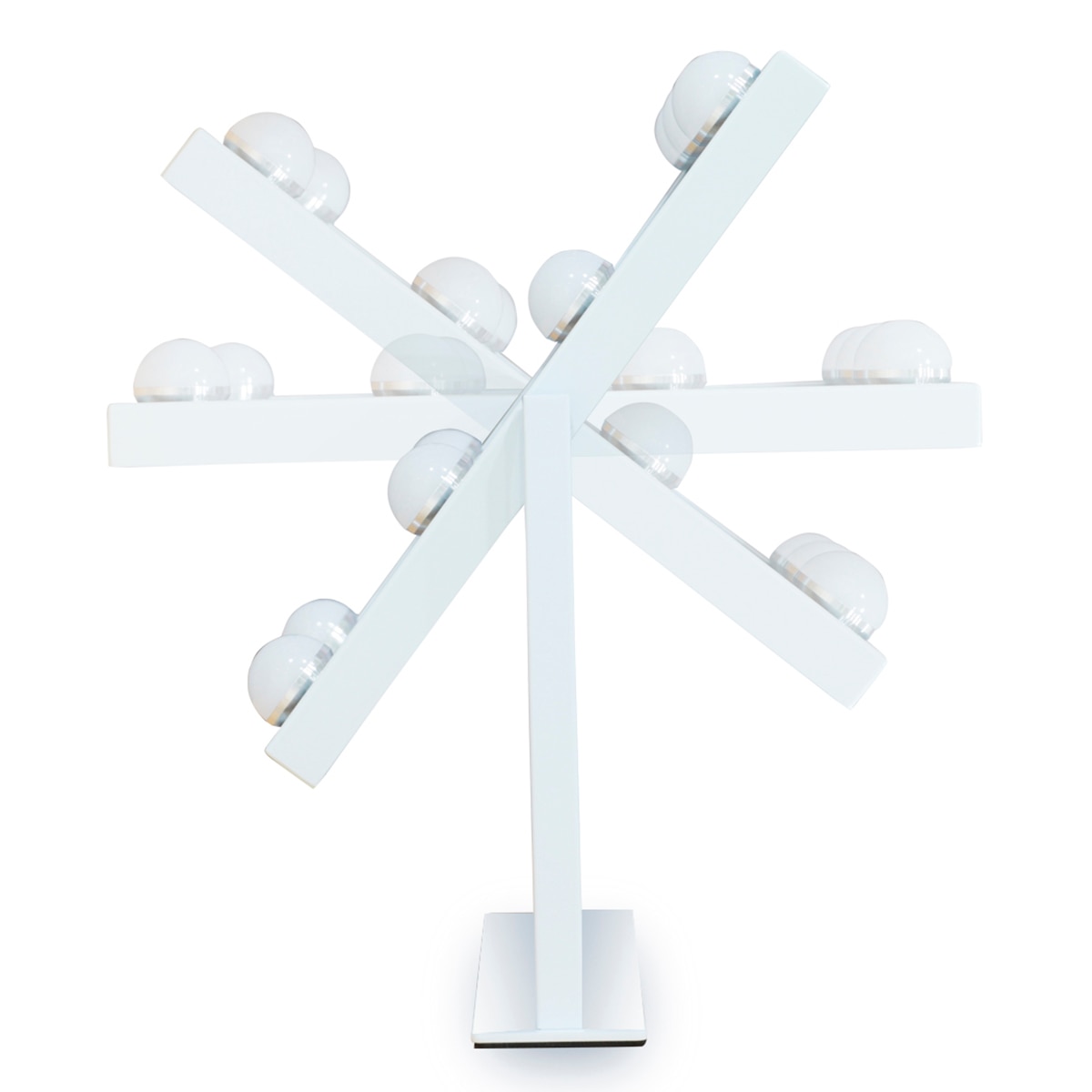 Espelho Tipo Camarim Hollywood Branco-4