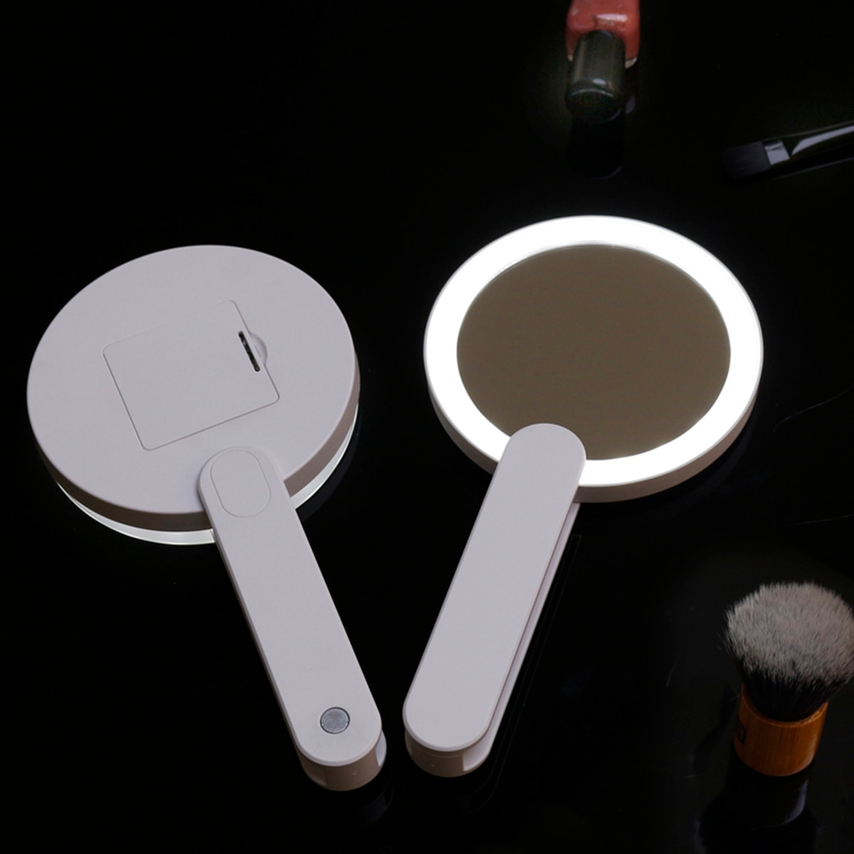 Espelho de Maquilhagem com Luz Led x7 BBM-20013 Branco-7