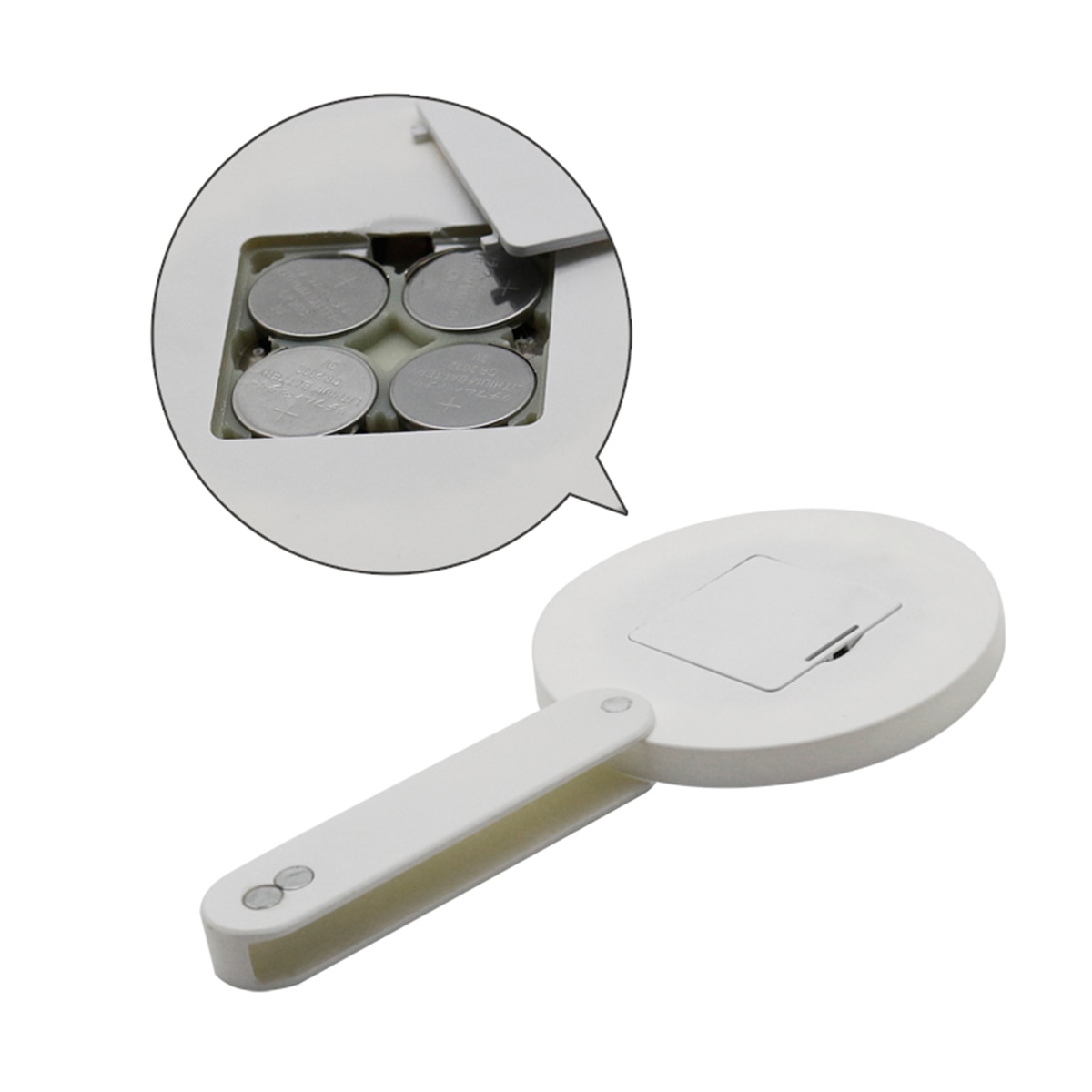 Espelho de Maquilhagem com Luz Led x7 BBM-20013 Branco-9