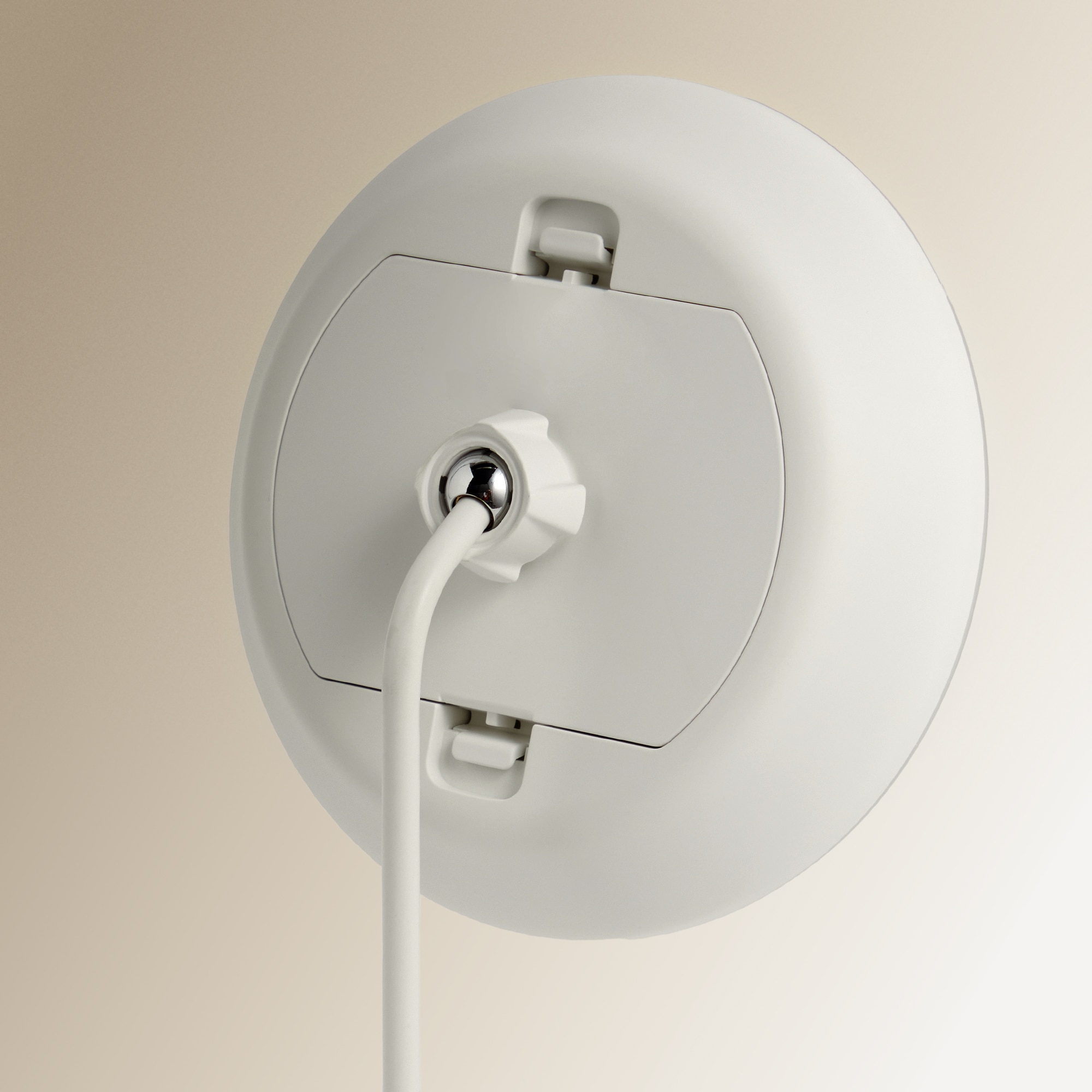 Espelho Cosmético de Mesa com Luz e Aumento x7 Octavia Branco-4