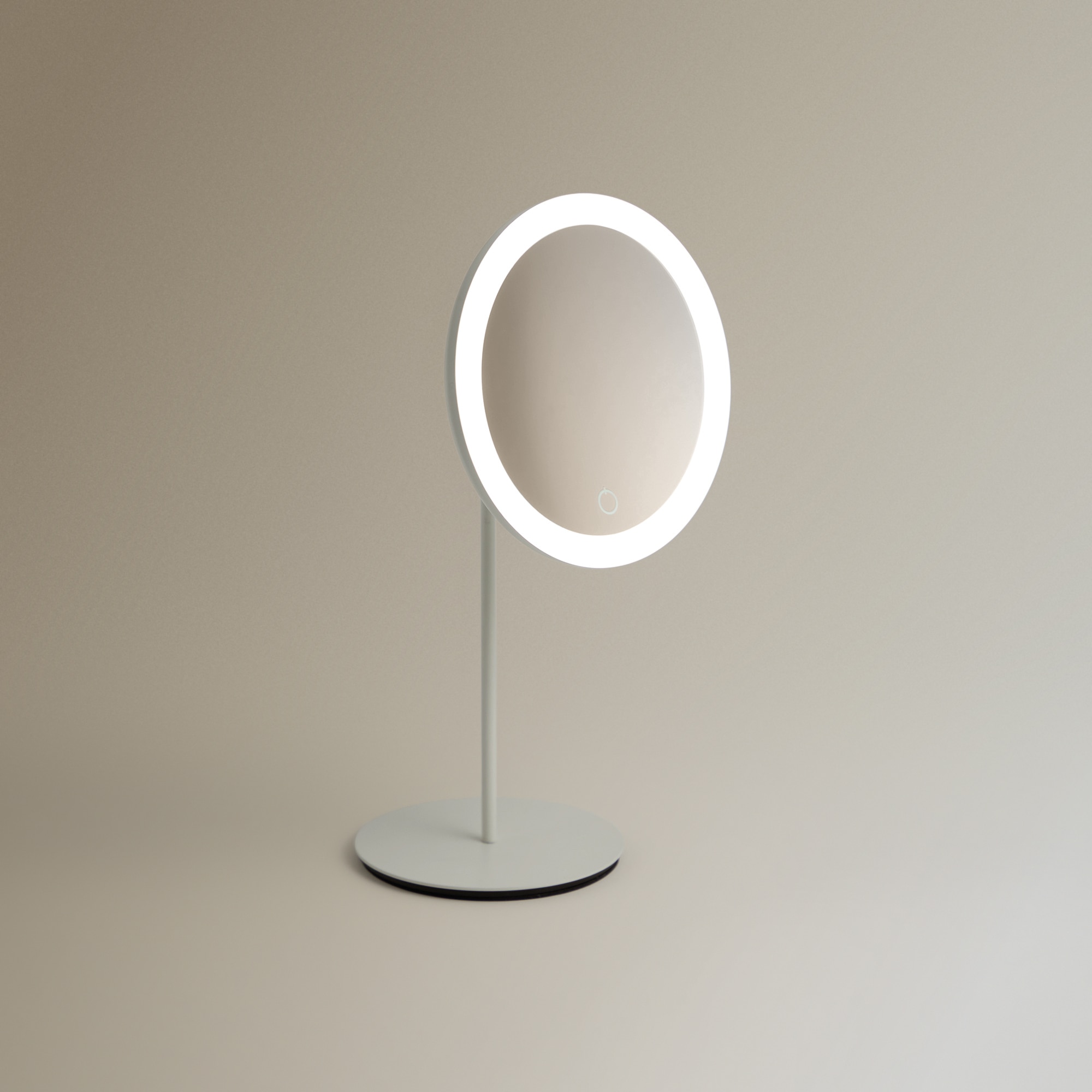 Espelho Cosmético de Mesa com Luz e Aumento x7 Octavia Branco-5