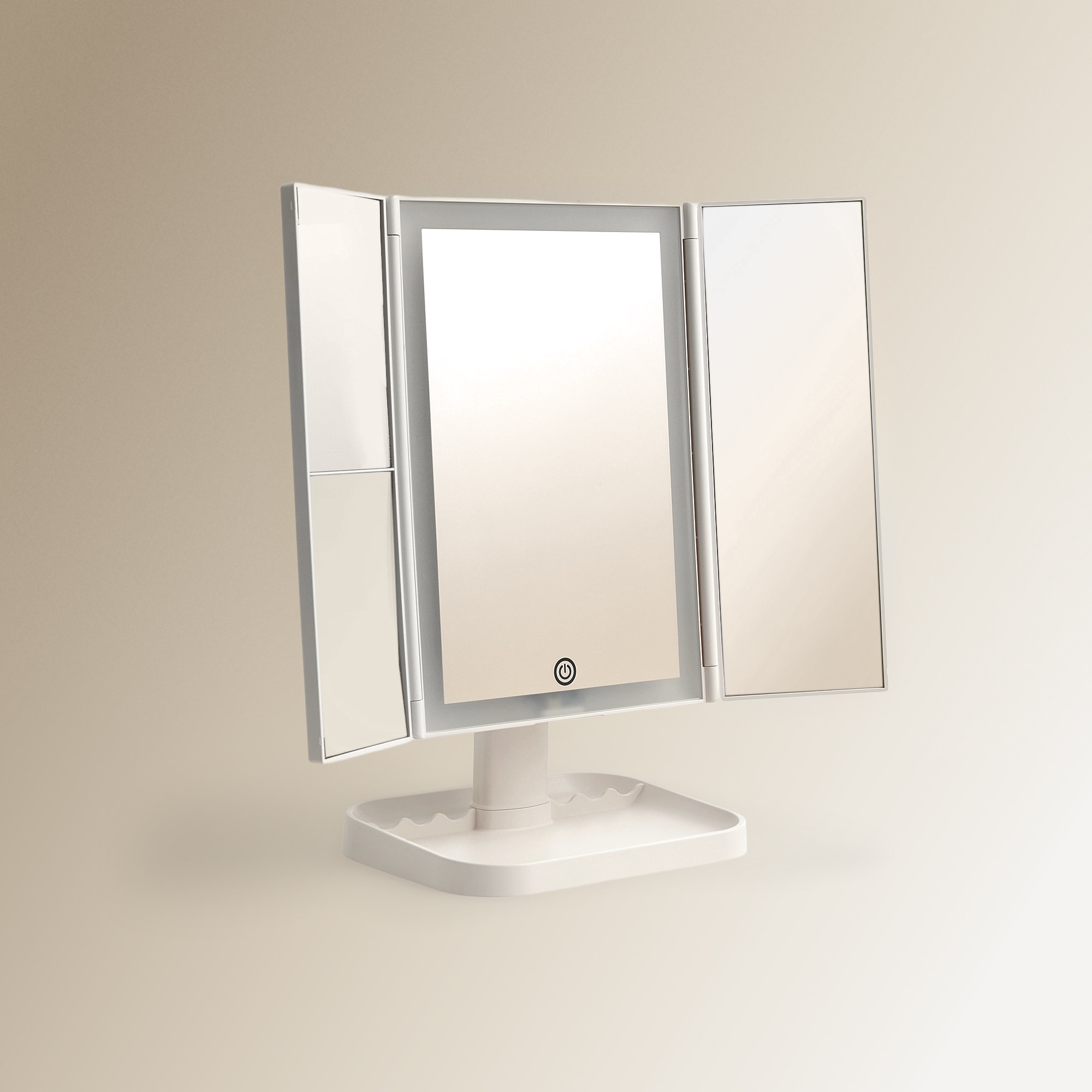 Imagem 0 de Espelho Cosmético de Mesa com Luz e Aumento X3 Hollywood