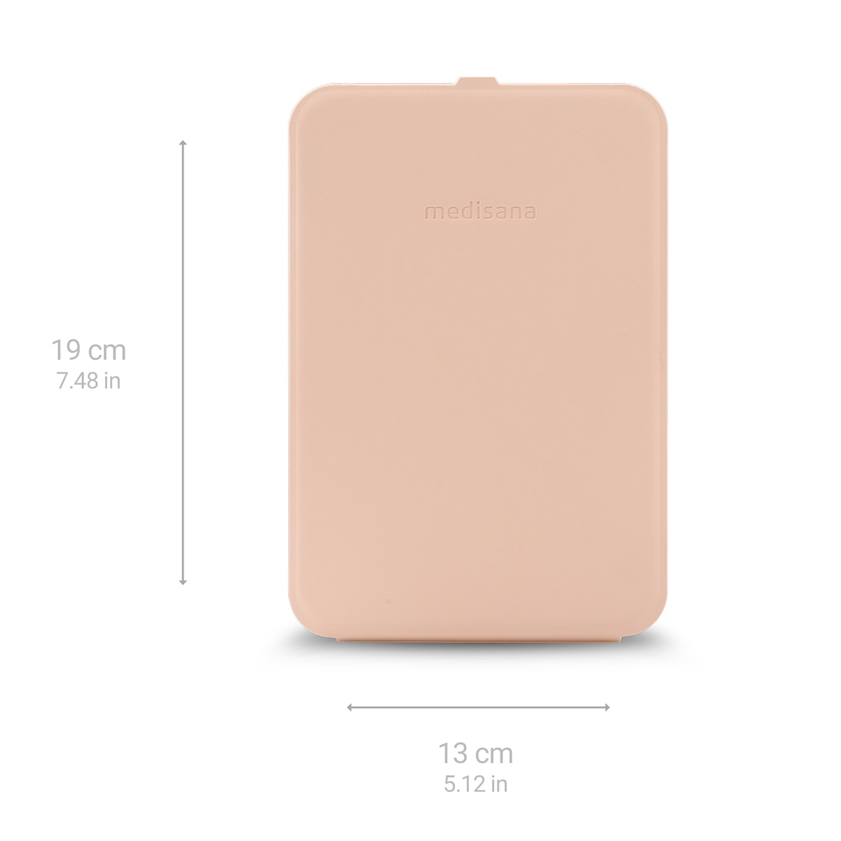 Espejo cosmético tipo tableta con luz LED Medisana - Rosa Rosa-6