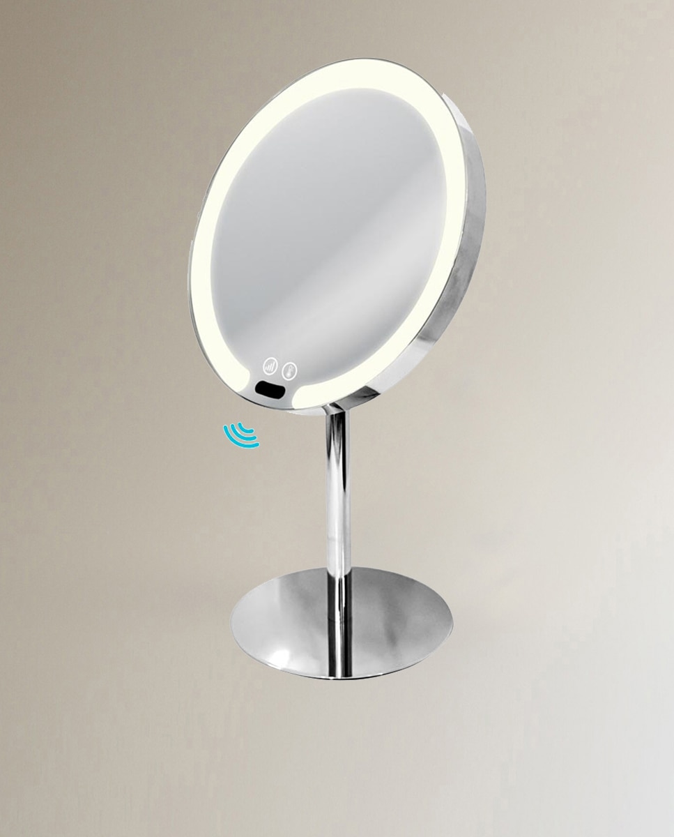 Espejo Cosmético de sobremesa con luz Asli - Cromo brillo Cromo brillo-2