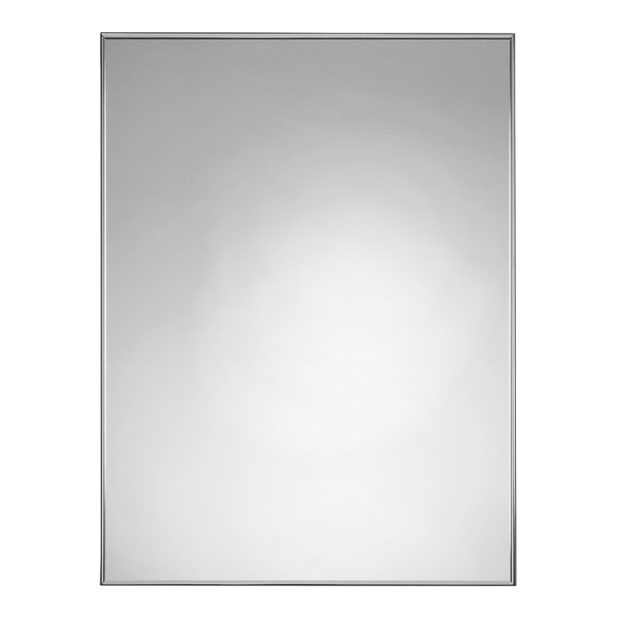 Imagem 0 de  Espelho de casa de banho rectangular com moldura de alumínio 80cm Disbainu