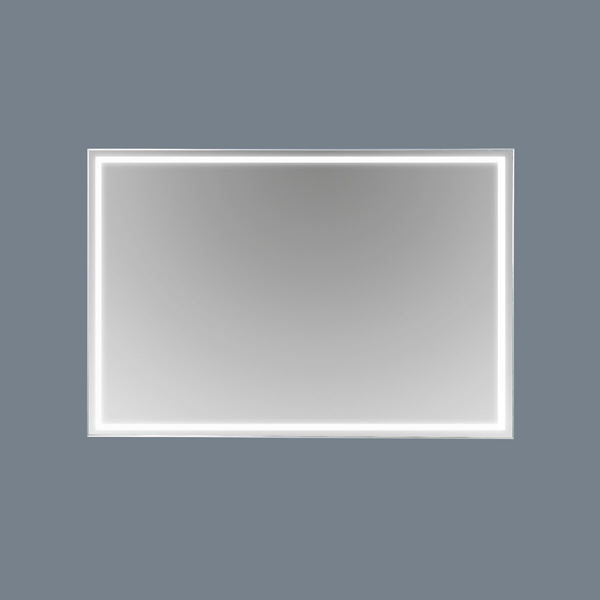Espelho de casa de banho rectangular com LED perimetral Eli 1