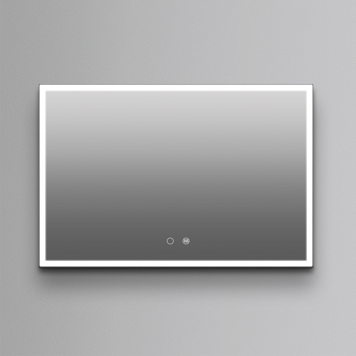 Imagem 0 de Espelho de casa de banho retangular com luz frontal Suíça Ledimex