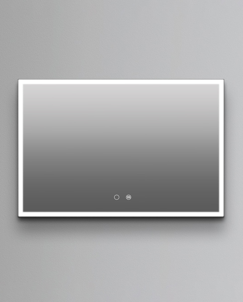 Imagem 0 de Espelho de casa de banho retangular com luz frontal Suíça Ledimex