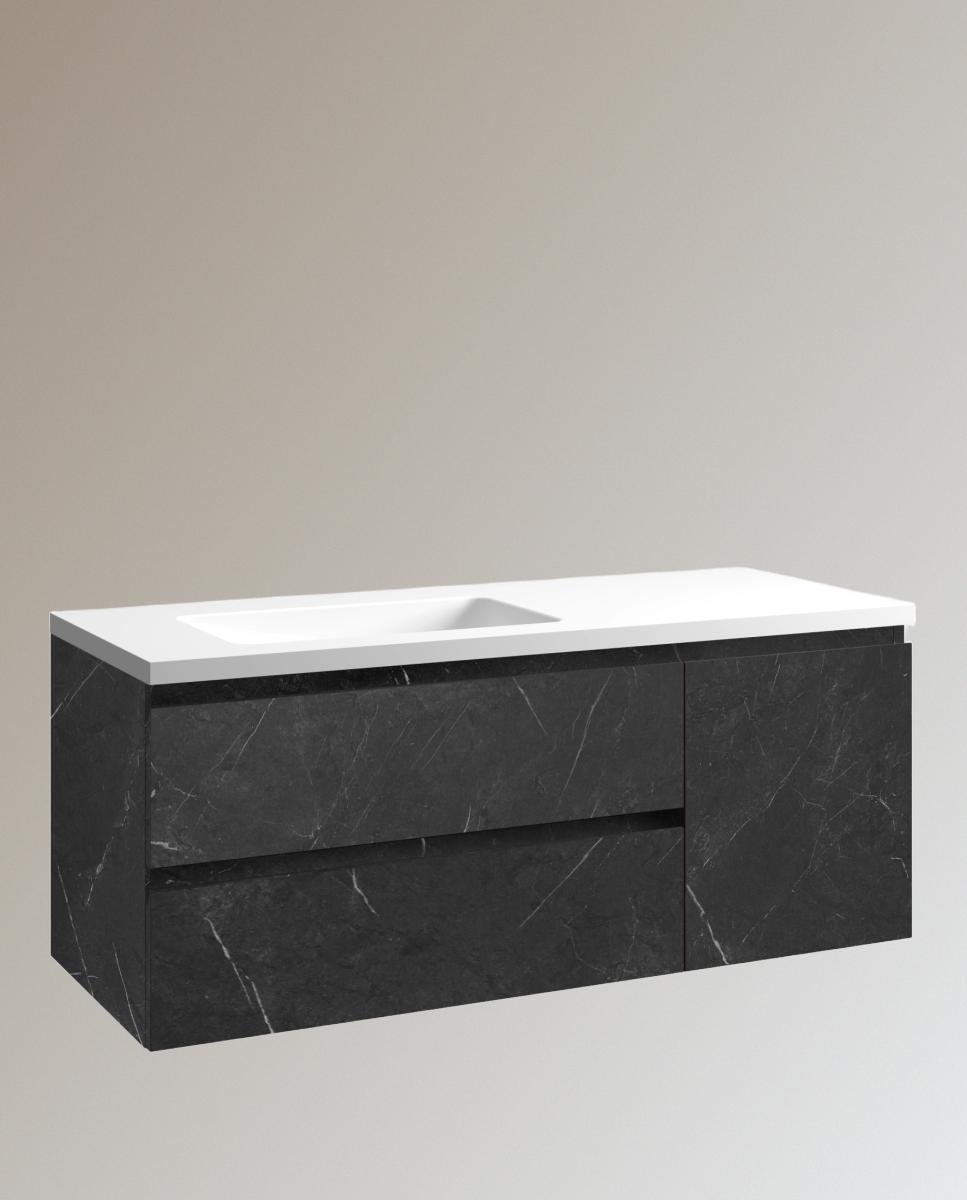 Imagem 0 de Móvel de Banho Suspenso com Bancada e Lavatório Karbon