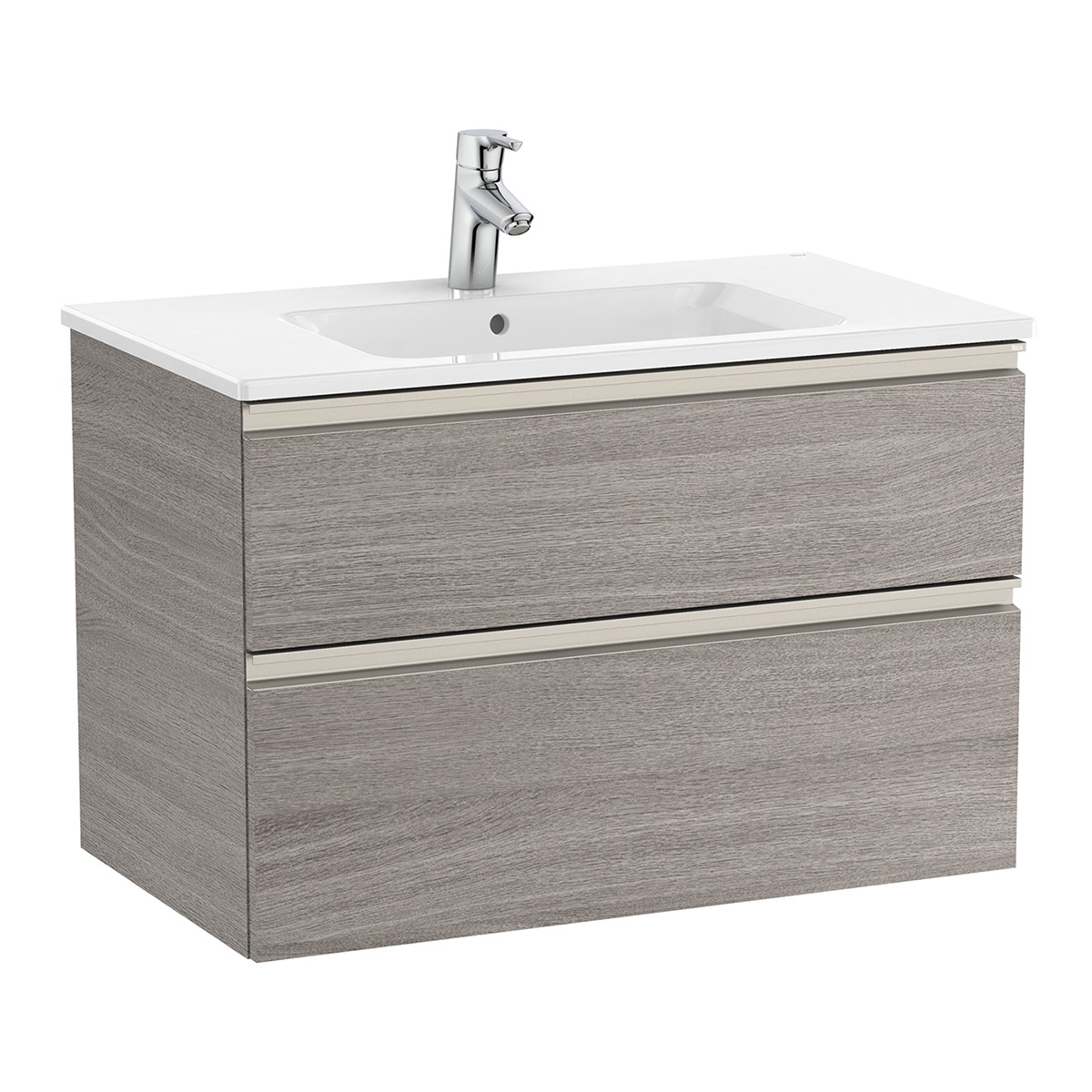 Roca - Mueble de baño con 2 cajones y lavabo The Gap Roca.