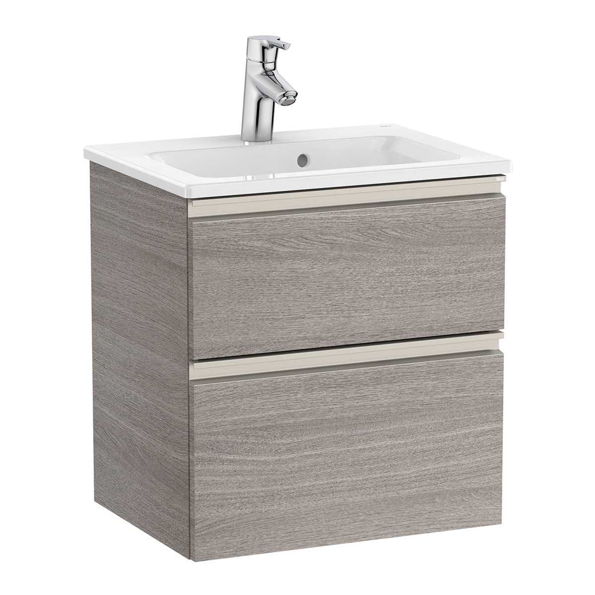 Roca - Mueble de baño compacto con 2 cajones y lavabo The Gap Roca.