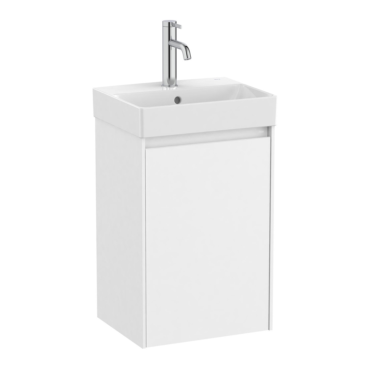 Roca - Mueble de baño con 1 puerta y lavabo para grifo central Ona Roca.