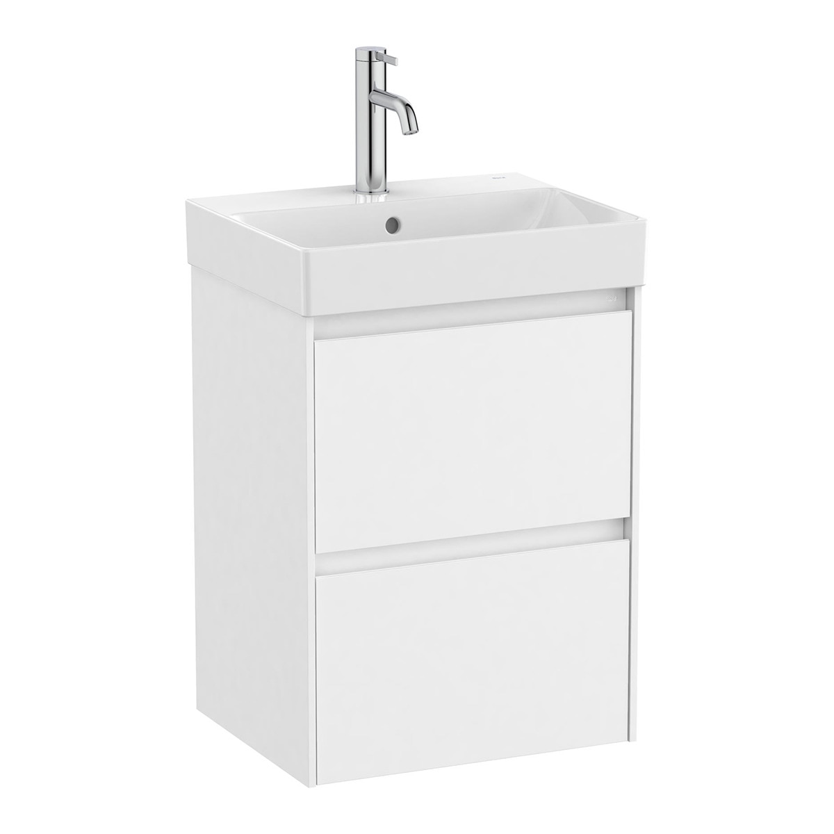 Roca - Mueble de baño compacto con 2 cajones y lavabo Ona Roca.