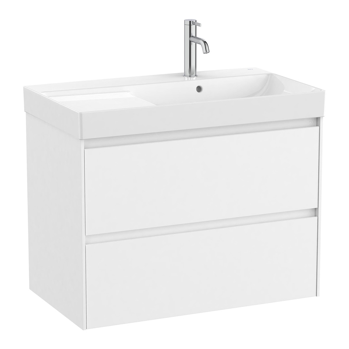 Roca - Mueble de baño con 2 cajones y lavabo a la derecha Ona Roca.