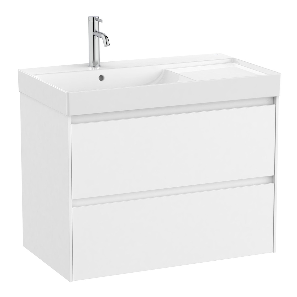 Roca - Mueble de baño con 2 cajones y lavabo a la izquierda Ona Roca.