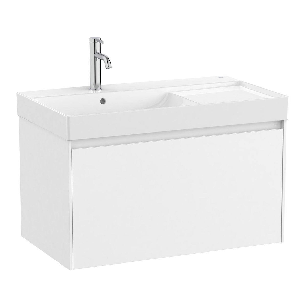 Roca - Mueble de baño con 1 cajón y lavabo a la izquierda Ona Roca.
