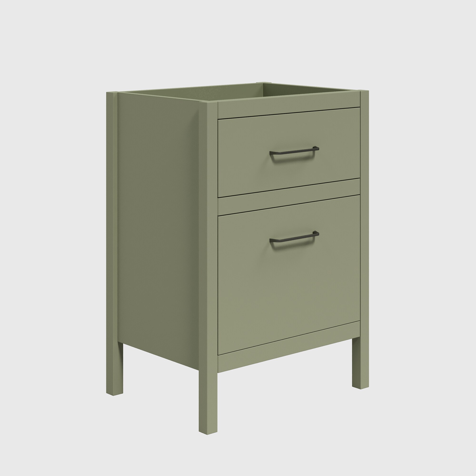 Mueble con dos cajones Zeus Ordóñez Baño - Savia mate 60 cm Savia mate-2