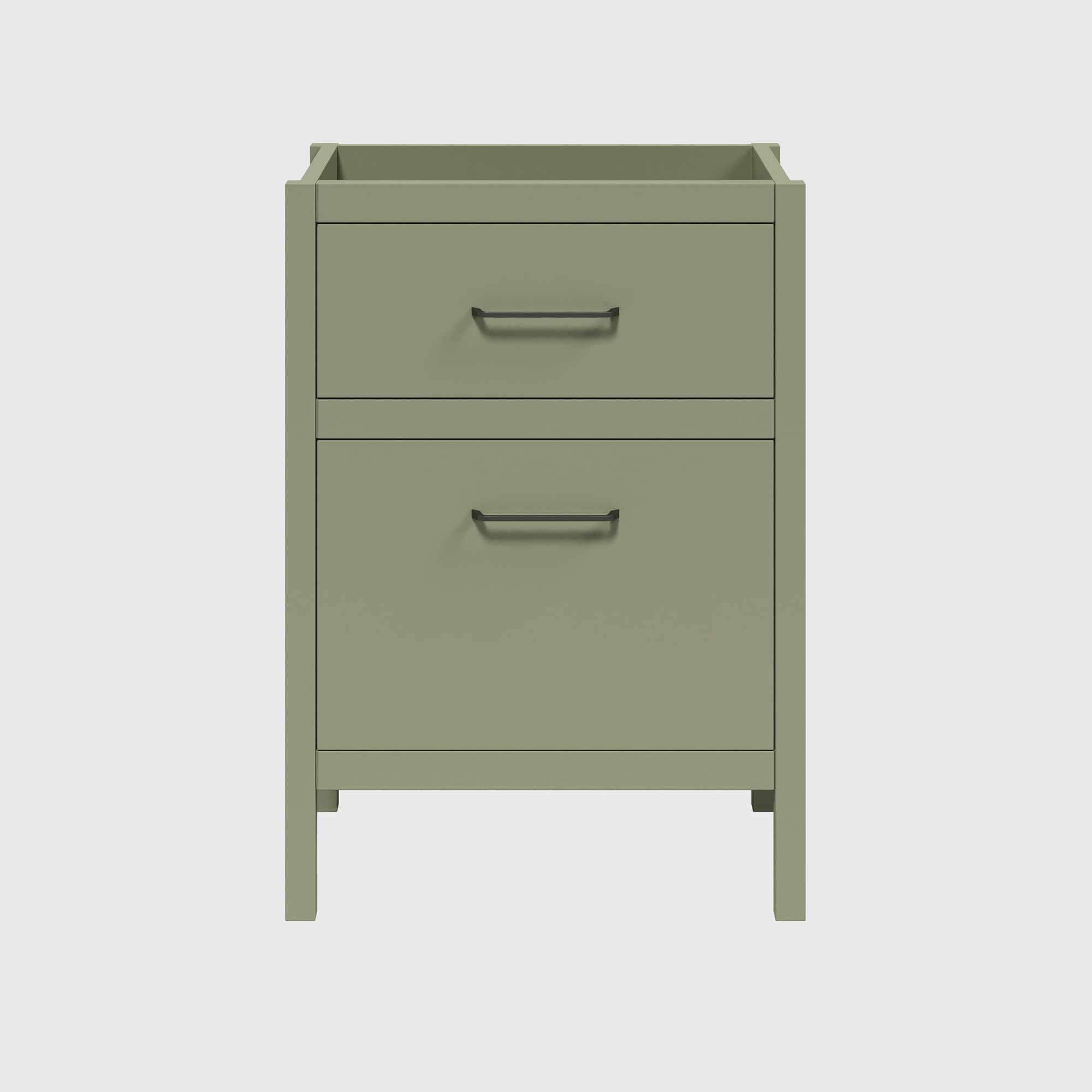 Mueble con dos cajones Zeus Ordóñez Baño - Savia mate 60 cm Savia mate-4