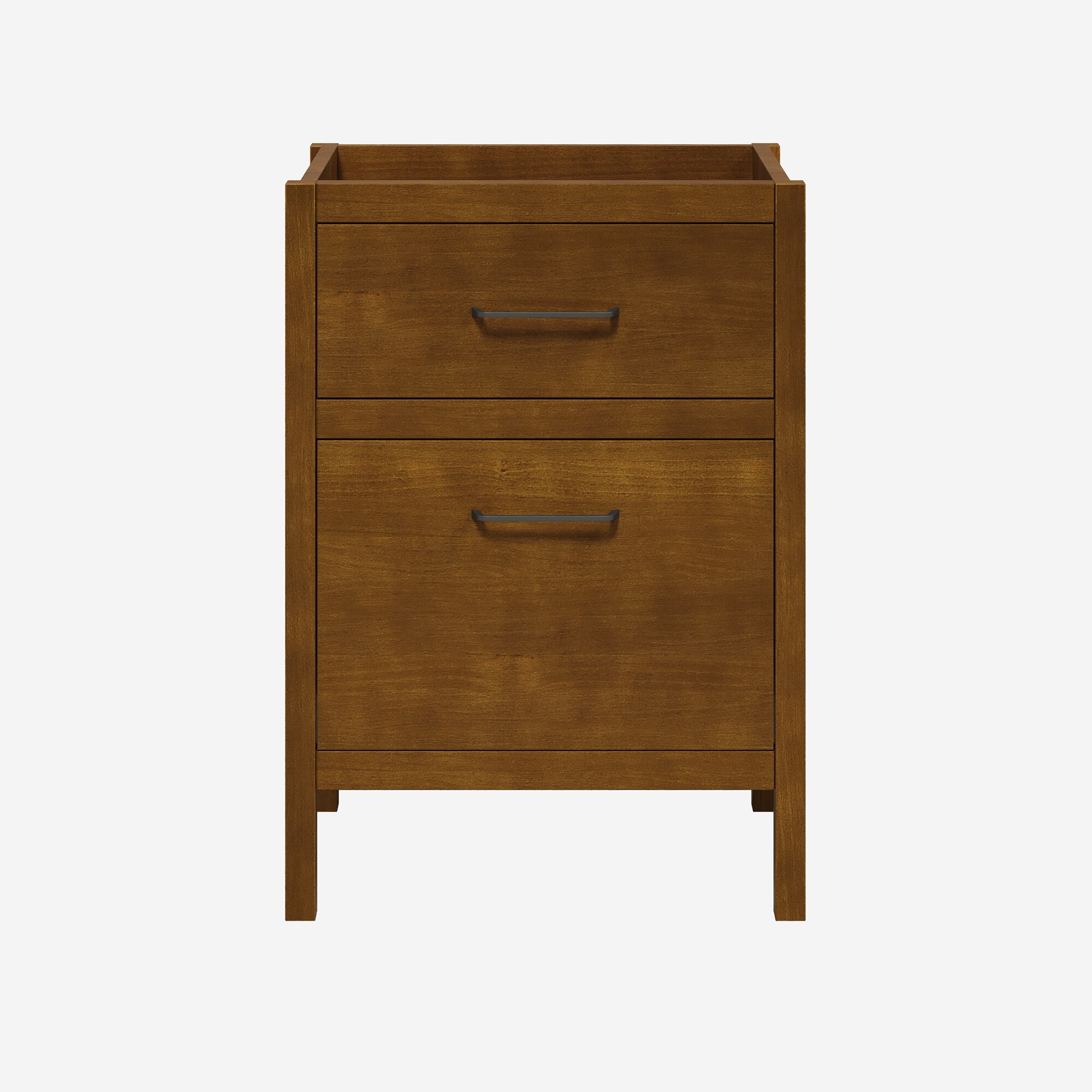 Mueble con dos cajones Zeus Ordóñez Baño - Nogal 60 cm Nogal-4