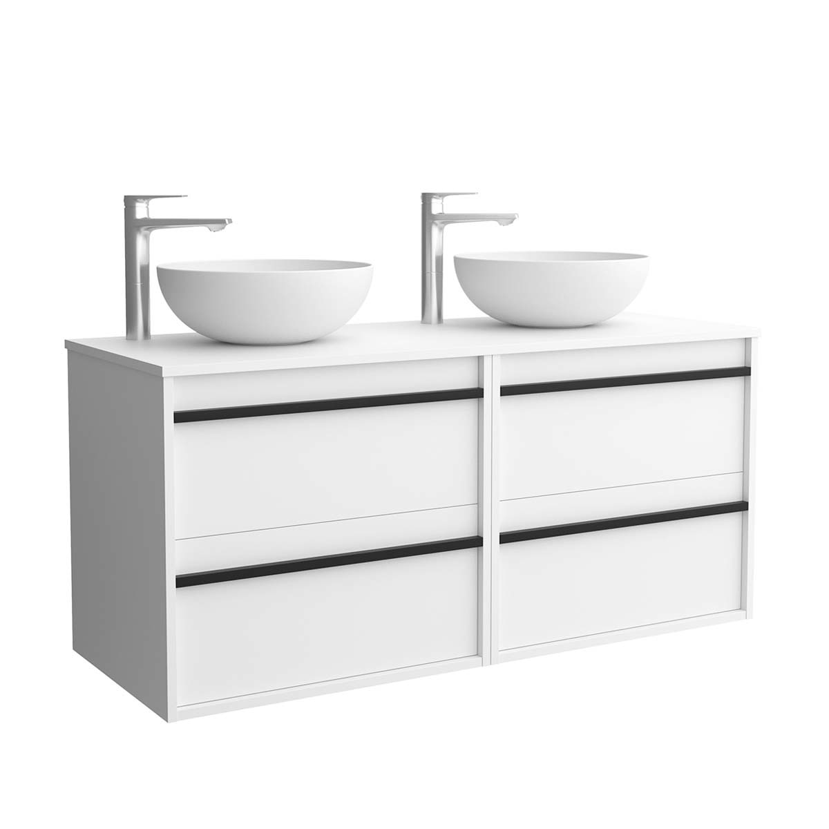 Salgar - Mueble de baño con 4 cajones y encimera Attila Salgar.