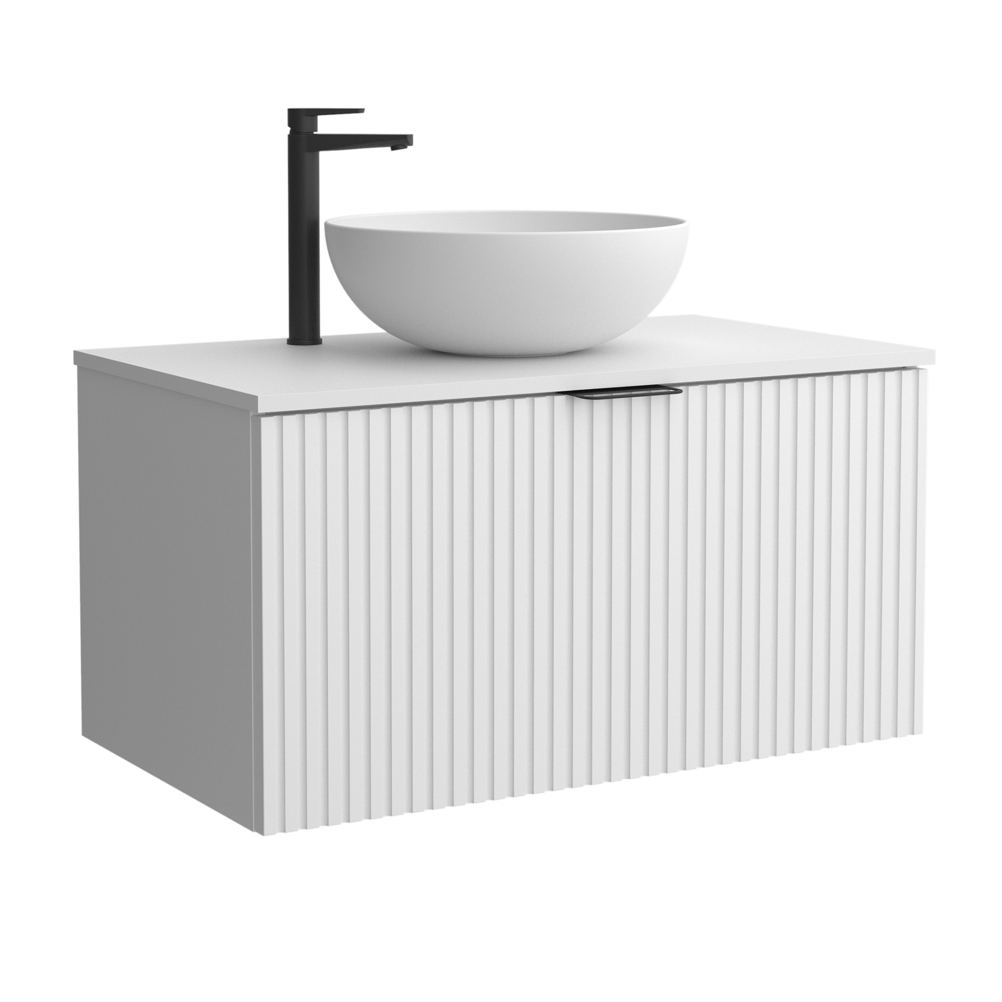 Salgar - Mueble de baño con 1 cajón contenedor y encimera Biba Salgar.