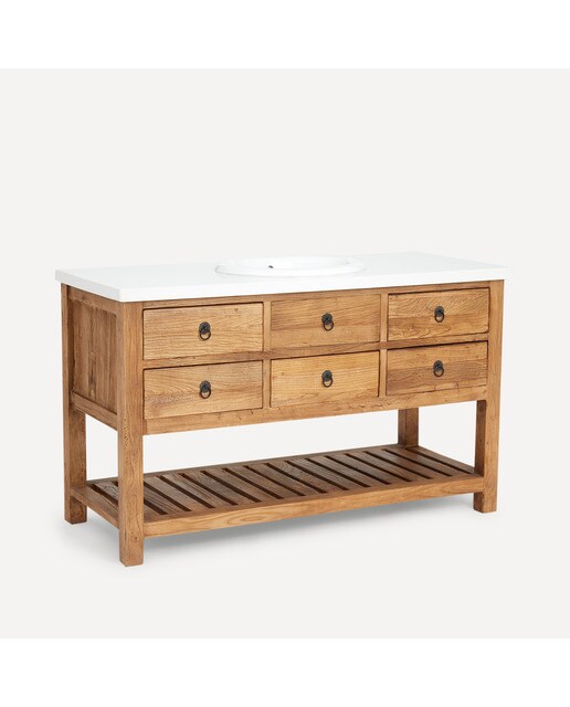 Mueble de baño con 5 cajones, encimera y lavabo Opium El Corte Inglés 3