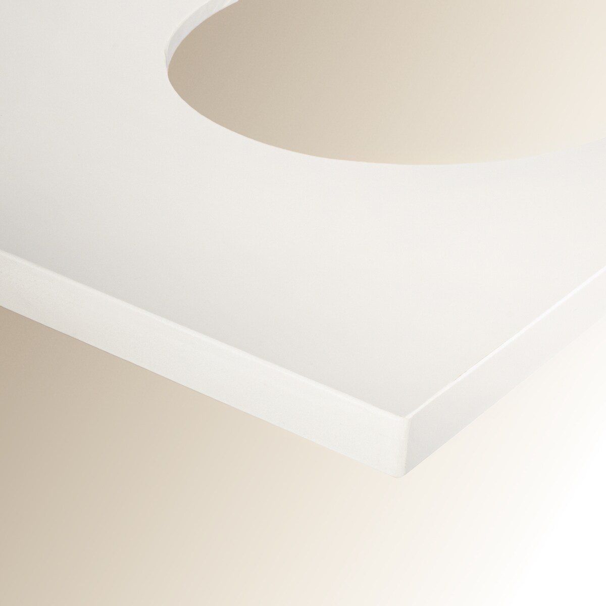 Bancada para móvel de casa de banho Opium Branco-2