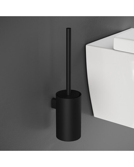 Escobillero de pared Architect S+ Cosmic - Negro mate Negro mate-4