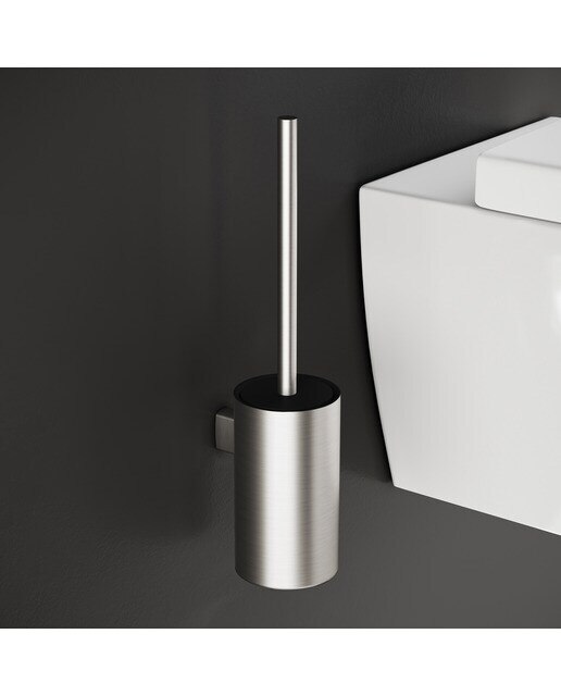 Escobillero de pared Architect S+ Cosmic - Acero mate Acero mate-2