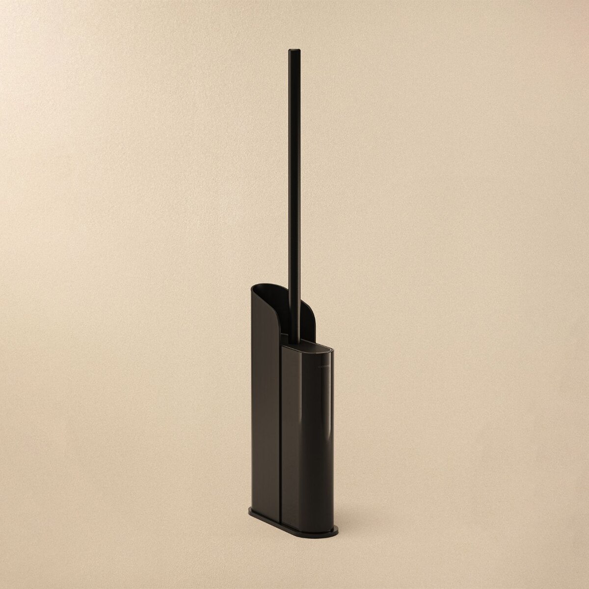 Escobillero de suelo/pared Flat Cosmic - Negro mate Negro mate-1