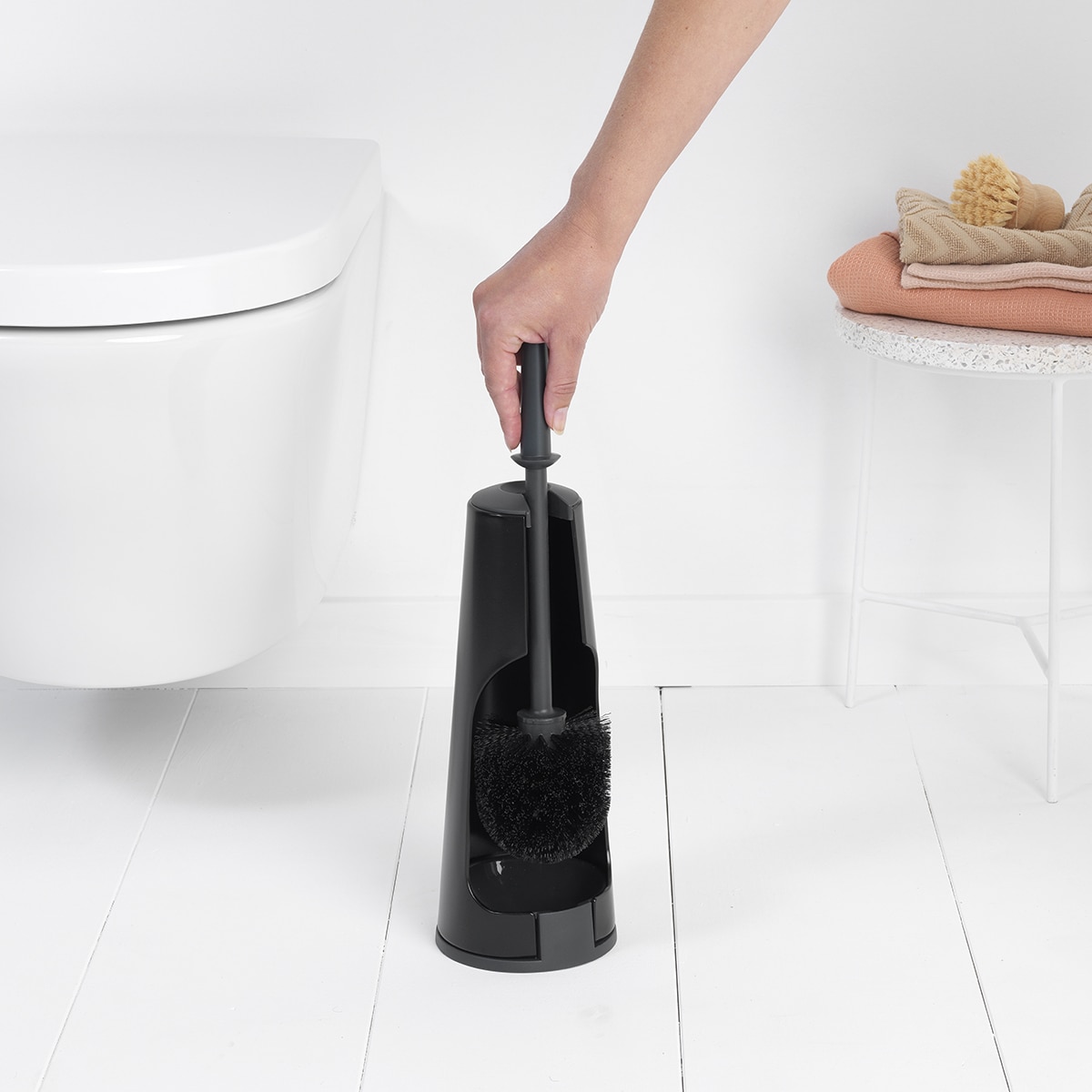 Imagen 3 de Escobillero de suelo ReNew Brabantia - Negro mate Negro mate