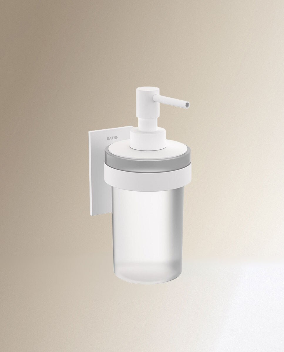Colección de accesorios de baño en blanco mate Stick Cosmic 2