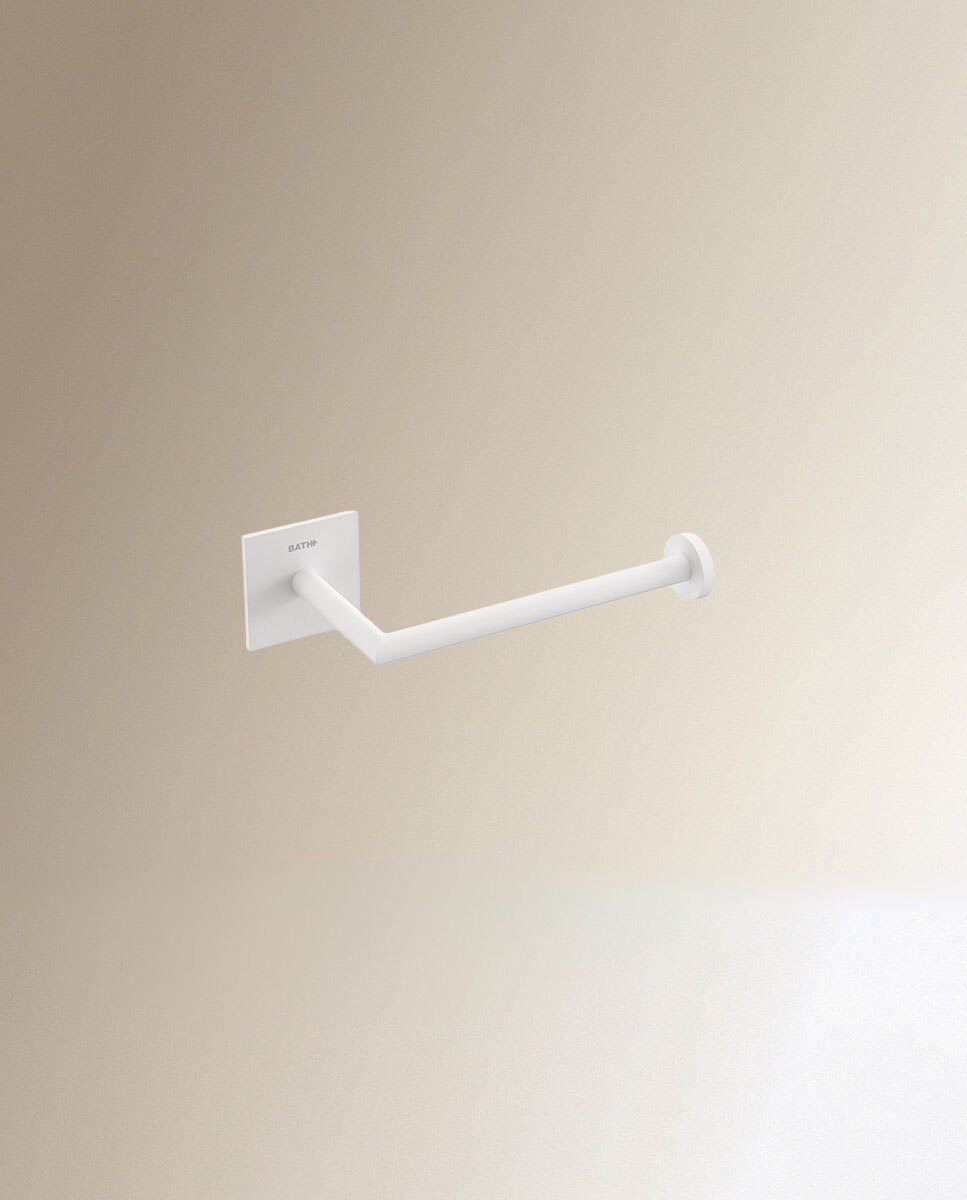 Colección de accesorios de baño en blanco mate Stick Cosmic 3