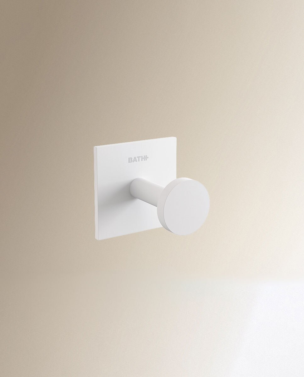 Colección de accesorios de baño en blanco mate Stick Cosmic 5