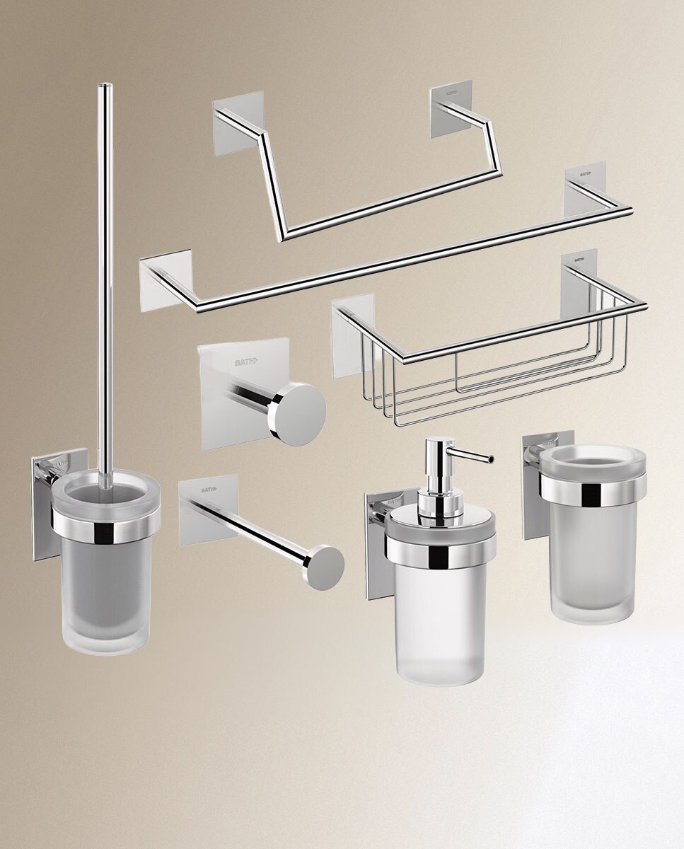 Colección de accesorios de baño en cromo Stick Cosmic 1