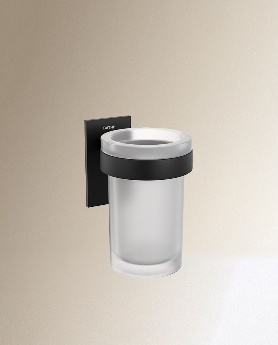 Colección de accesorios de baño en negro mate Stick Cosmic 2