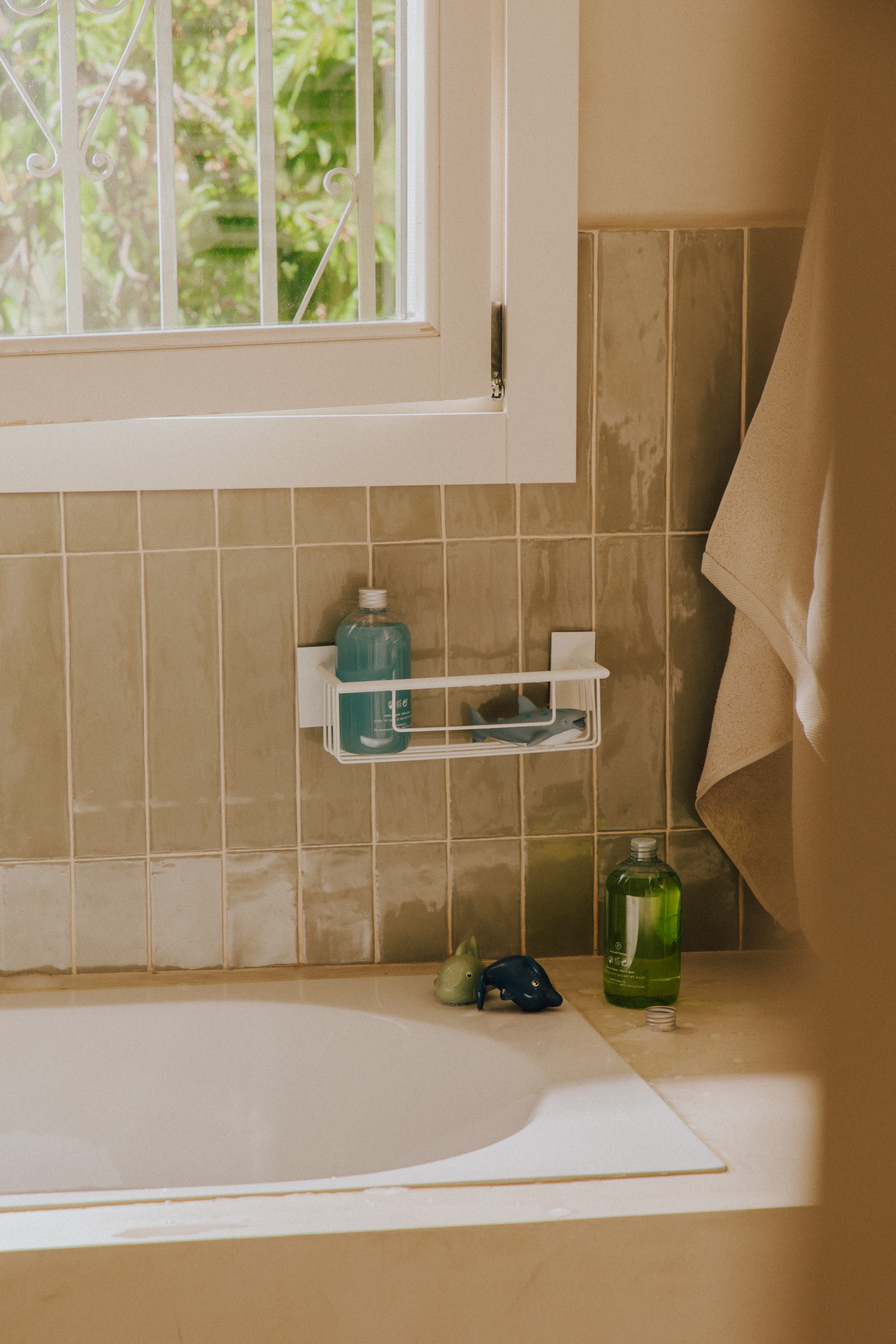 Jabonera de ducha rectangular Stick Cosmic - Blanco mate Blanco mate-6