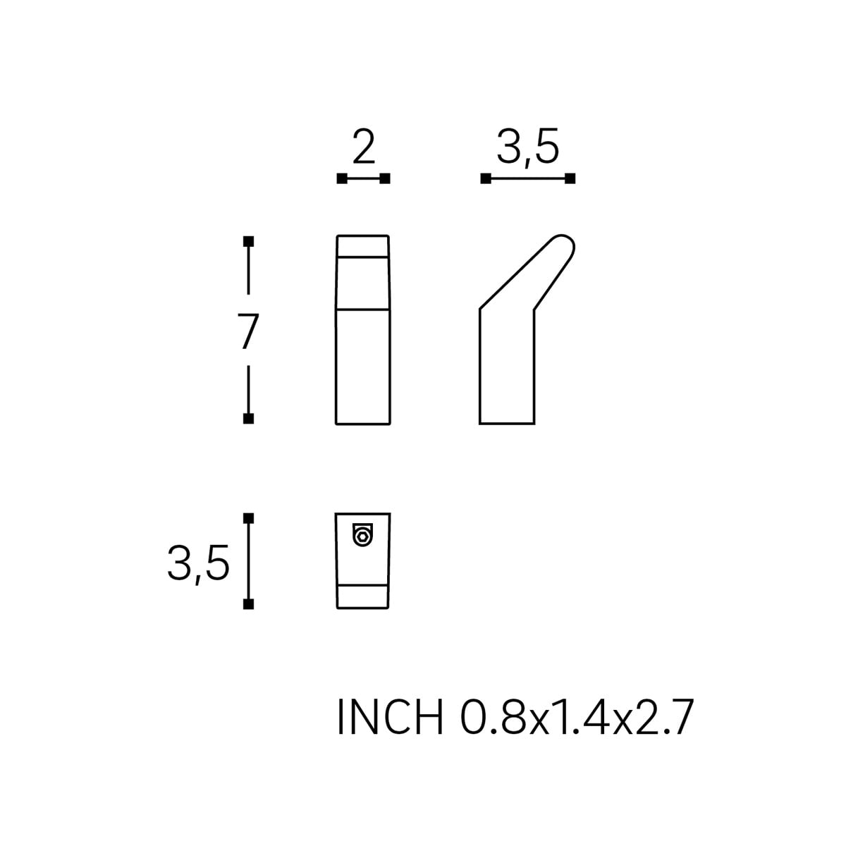 Percha de baño individual Project Cosmic Cromo-5