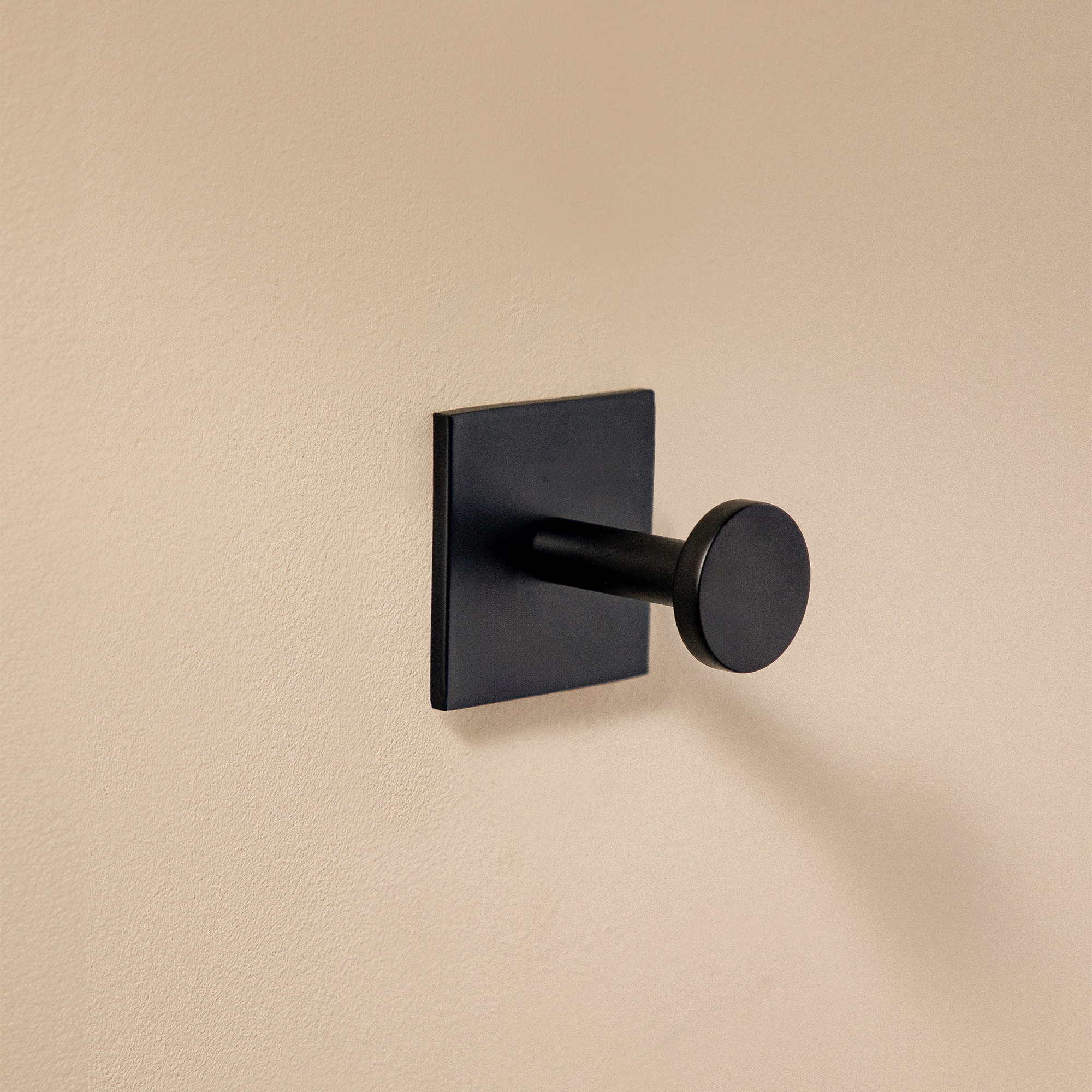 Percha de baño individual Stick Cosmic - Negro mate Negro mate-1