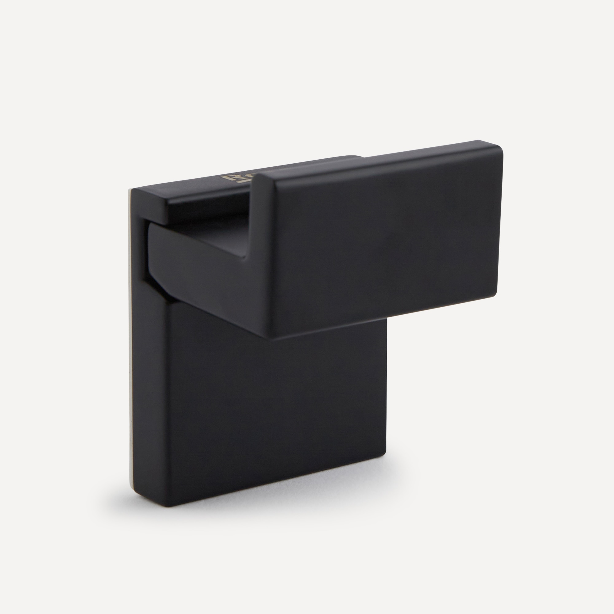 Imagen 1 de Percha individual de baño Rubik Roca Negro