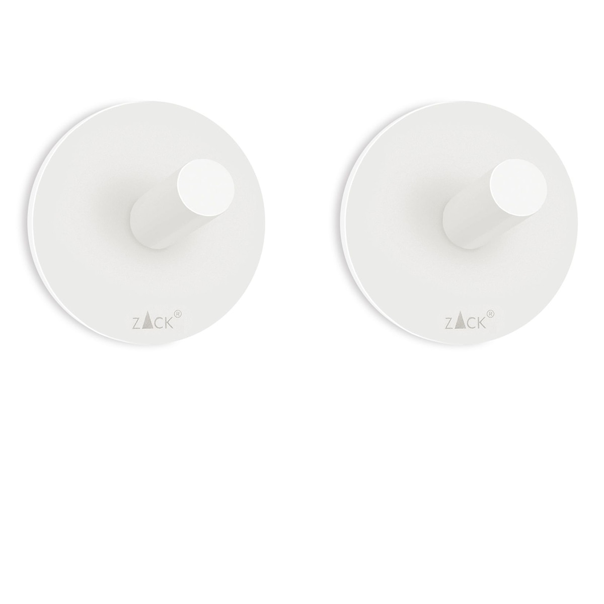Zack - Set de 2 perchas individuales de baño Peco Zack.