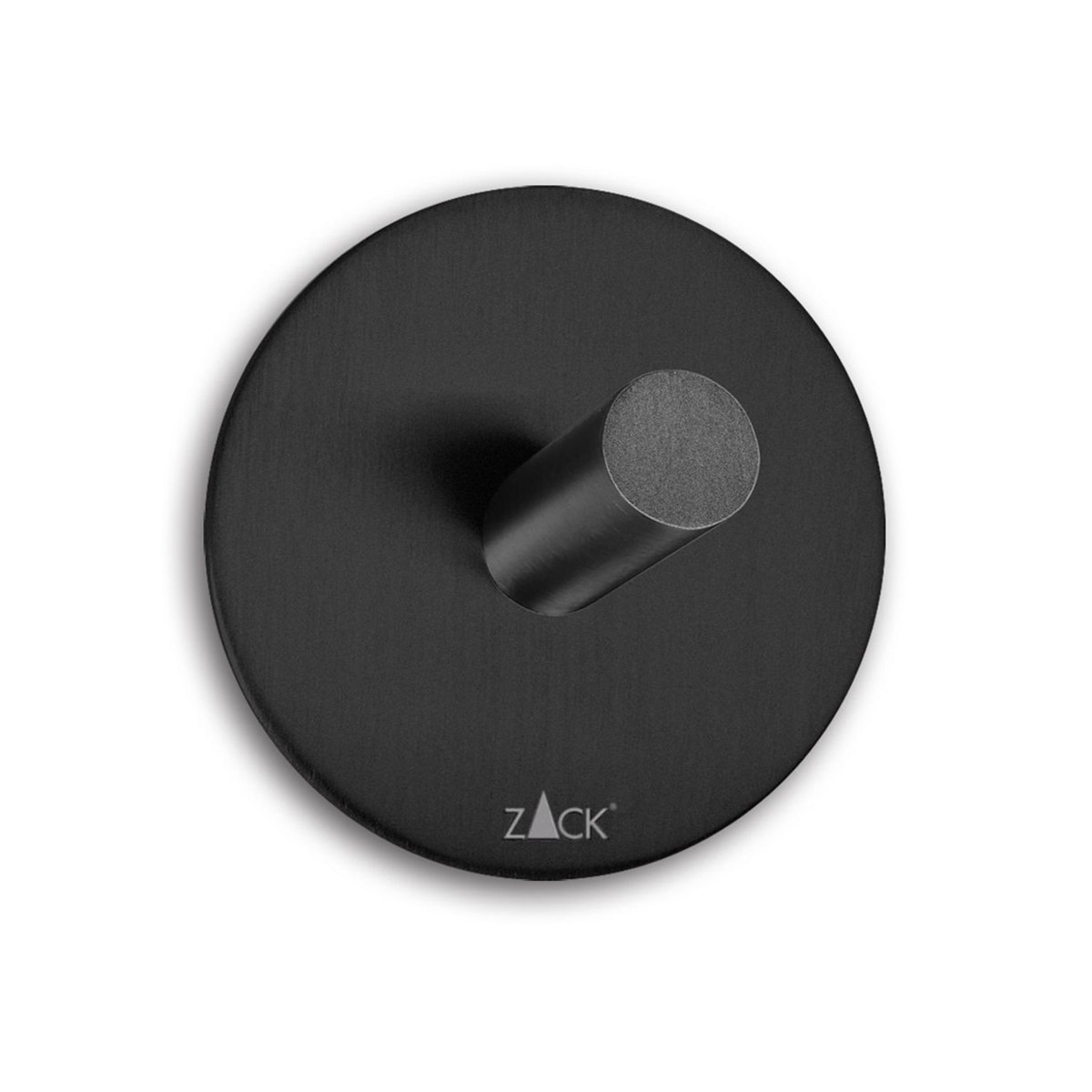 Percha individual de baño Peco Zack - Acero Negro-1
