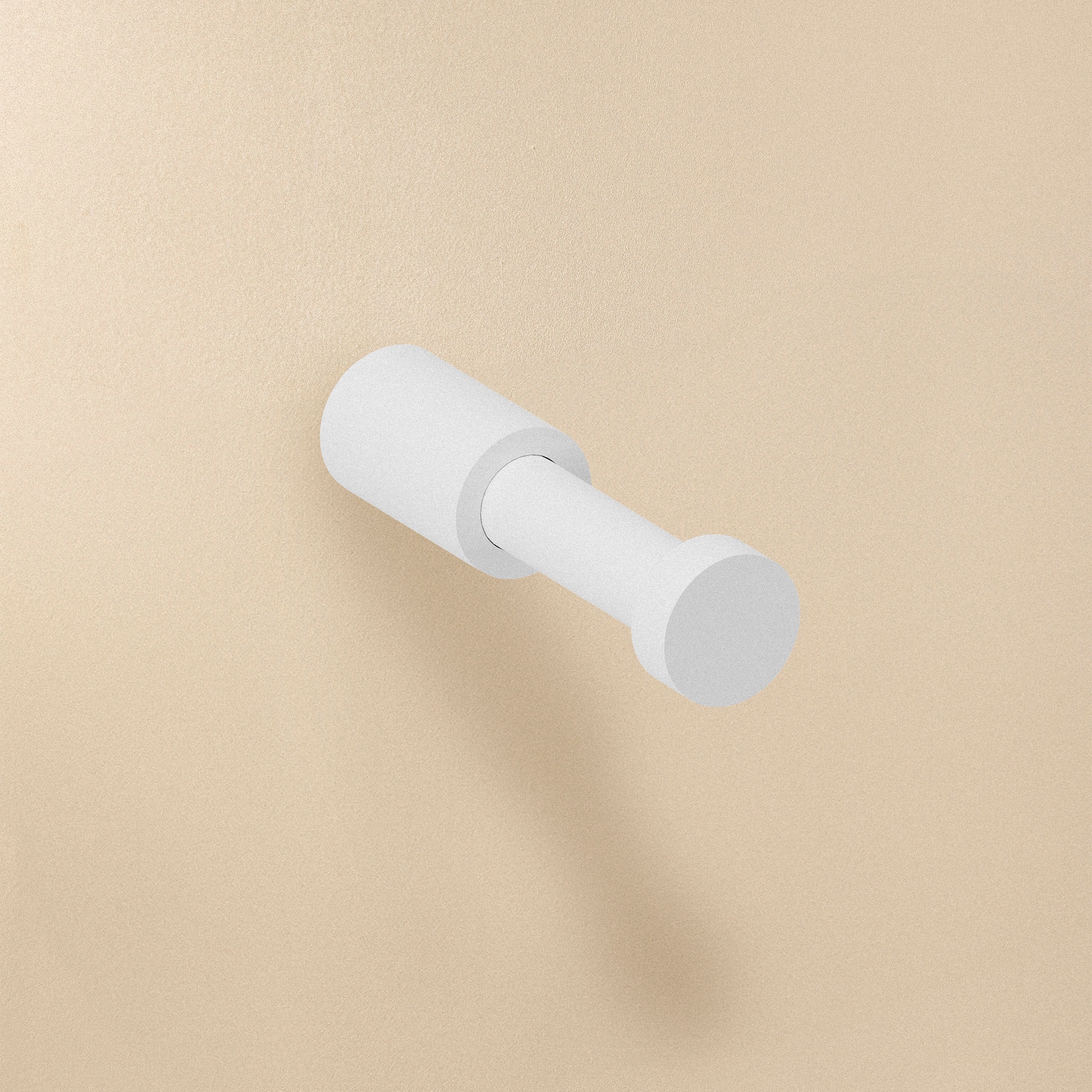 Imagen 0 de Percha de baño individual Logic Cosmic Blanco mate