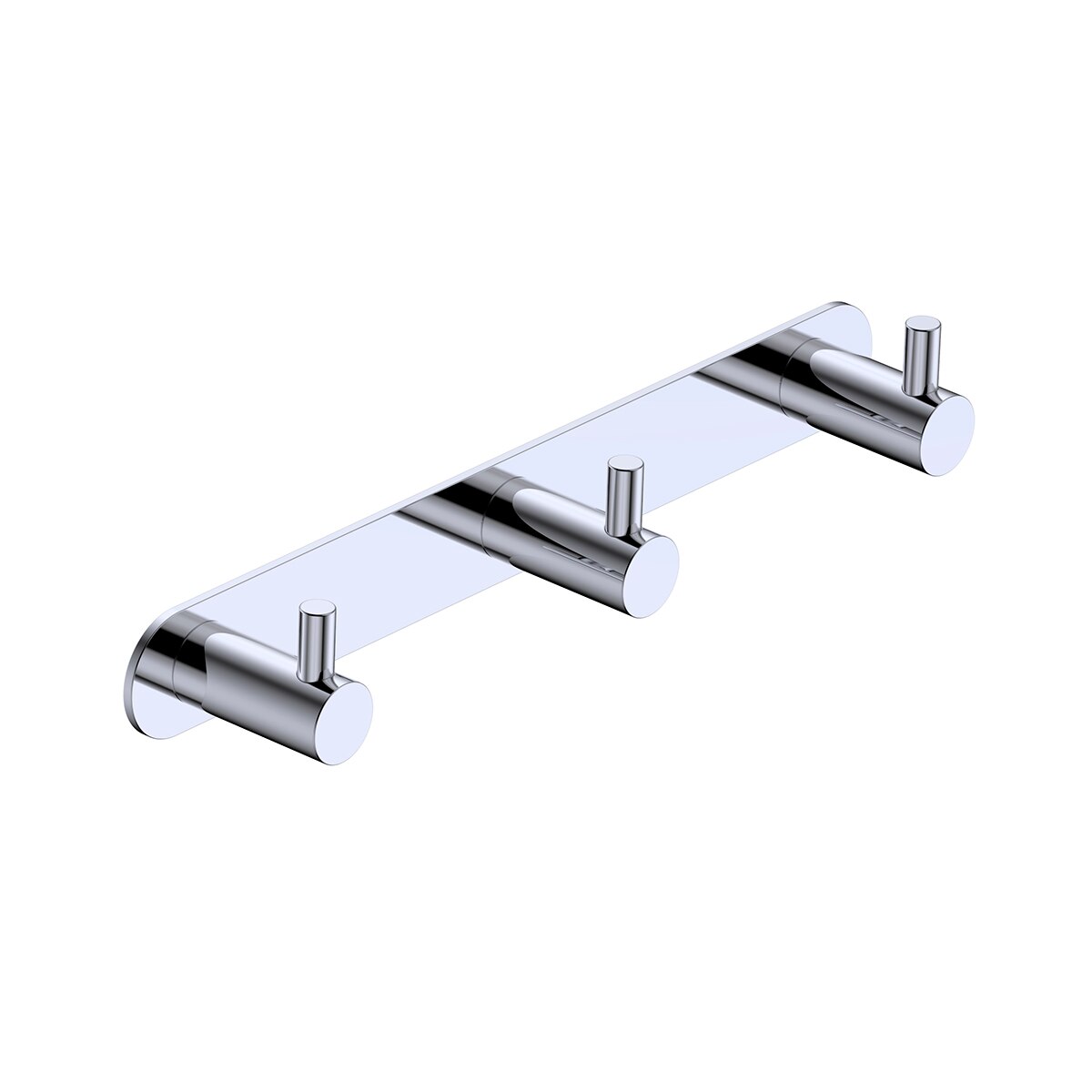 Percha de baño triple Essential Medimex - Cromo Cromo-1