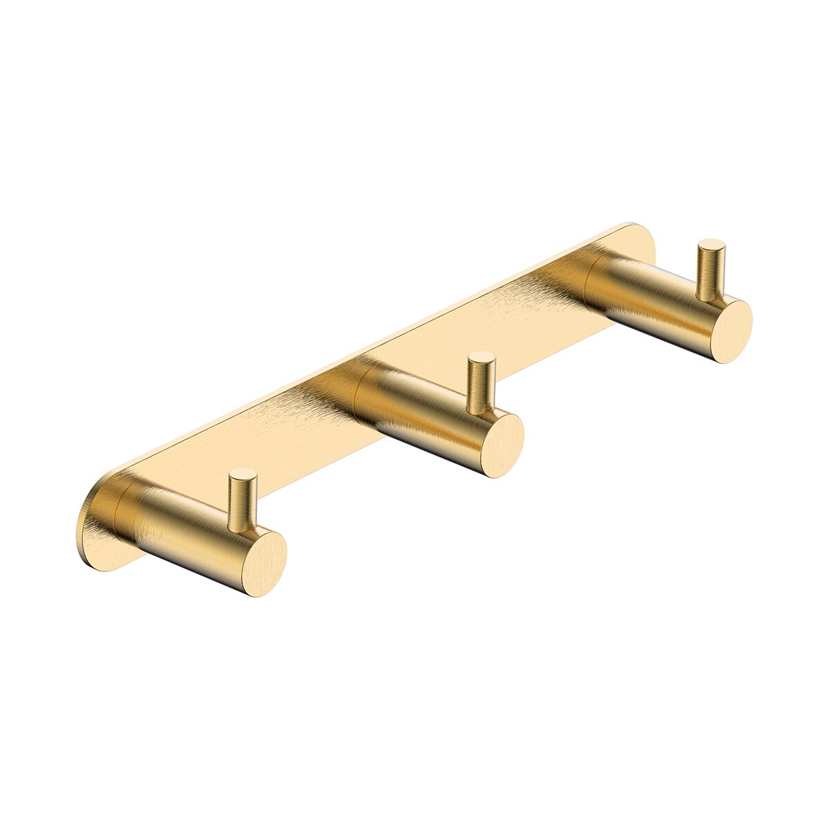 Percha de baño triple Essential Medimex - Oro cepillado Oro cepillado-1