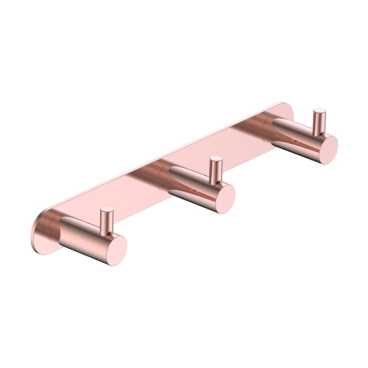 Percha de baño triple Essential Medimex - ORO ROSA CEPILLADO ORO ROSA CEPILLADO-1