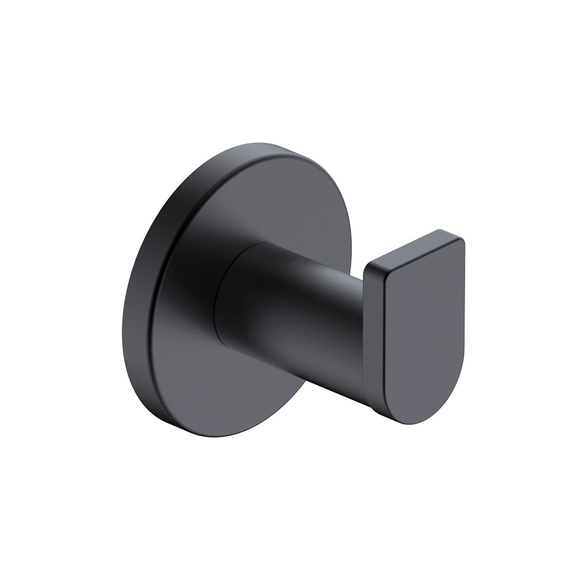 Percha de baño individual Practic Medimex - Negro mate Negro mate-1