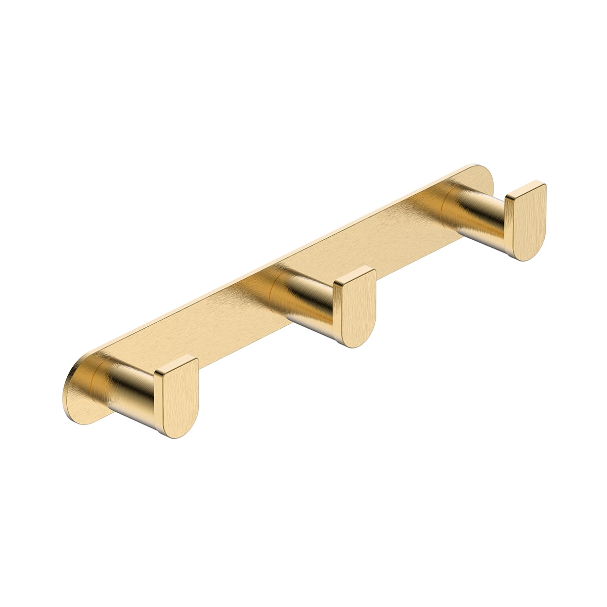 Percha de baño triple Practic Medimex - Oro cepillado Oro cepillado-1
