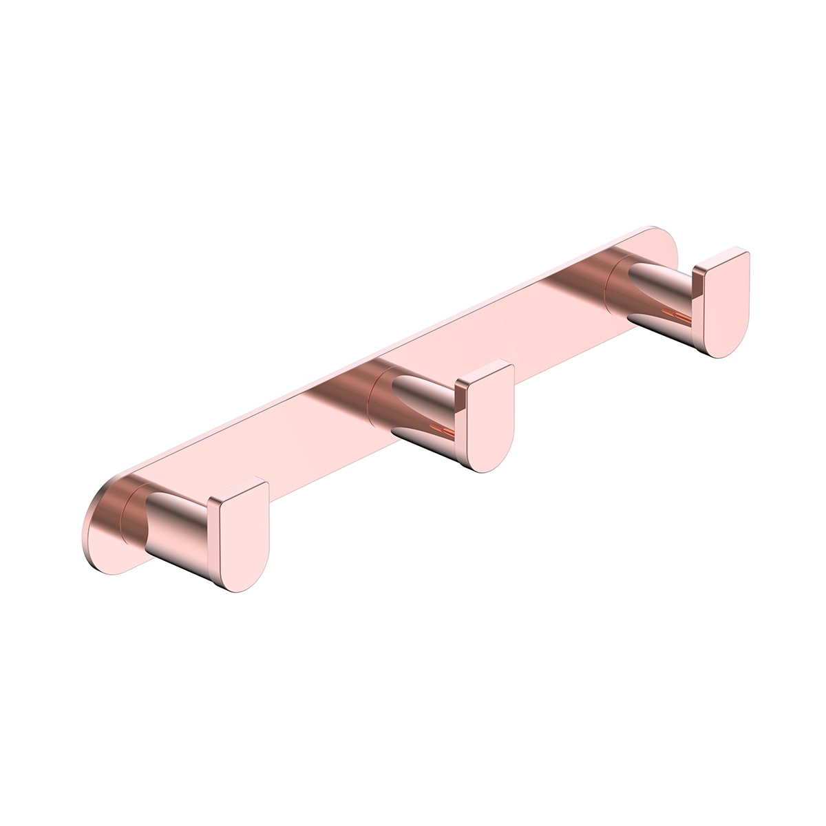 Percha de baño triple Practic Medimex - ORO ROSA CEPILLADO ORO ROSA CEPILLADO-1