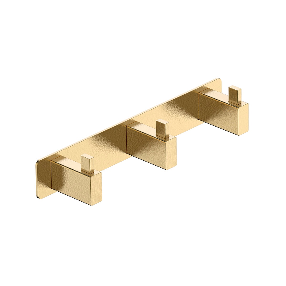 Percha de baño triple Technic Medimex - Oro cepillado Oro cepillado-1